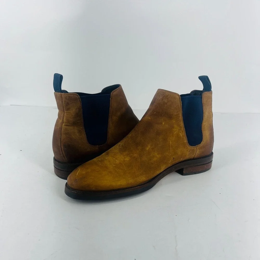 Cole Haan Mens C31527 Size 8 D‎ Wakefield Grand Dogwood Pea coat Ankle Boots